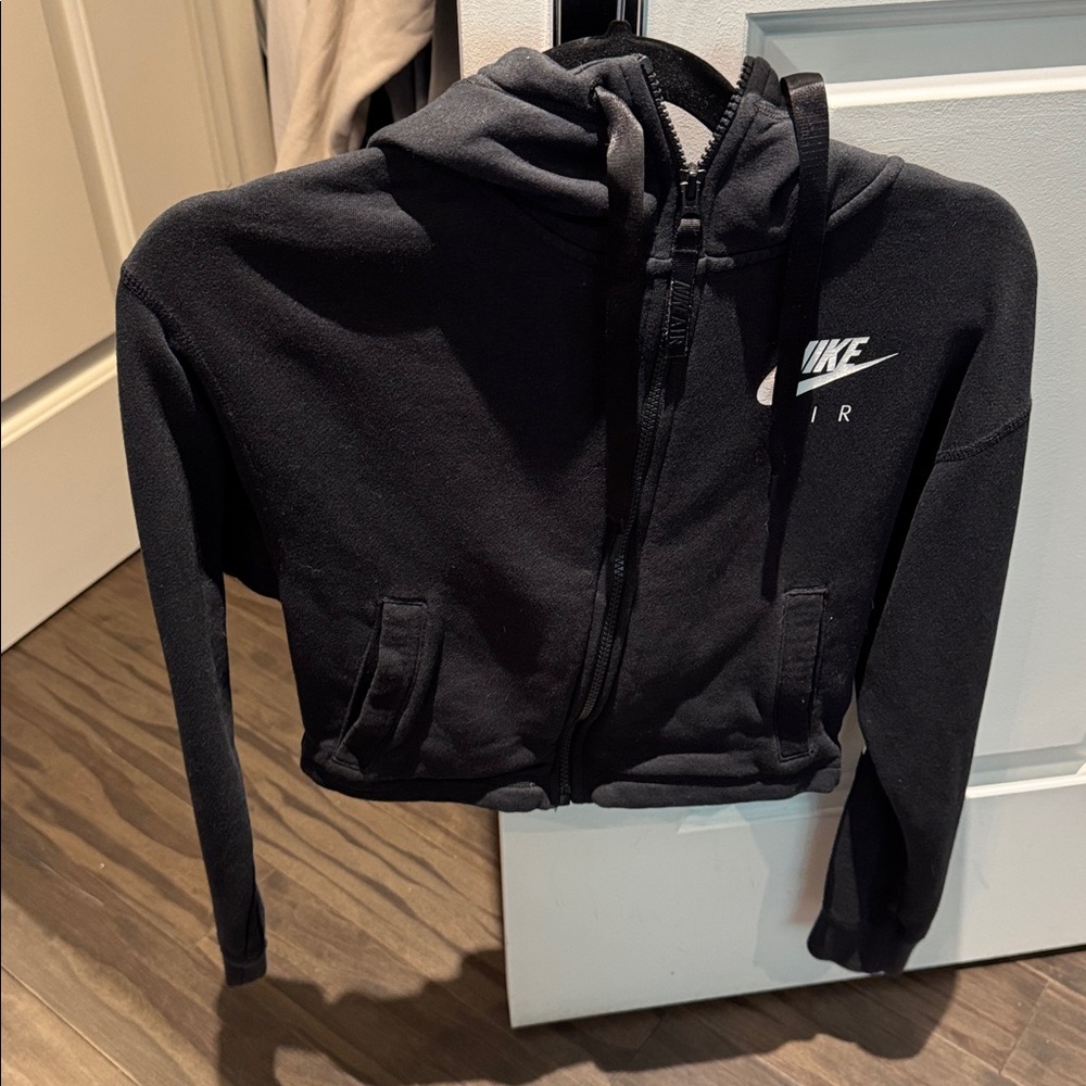 Nike Black Zip-Up Hoodie